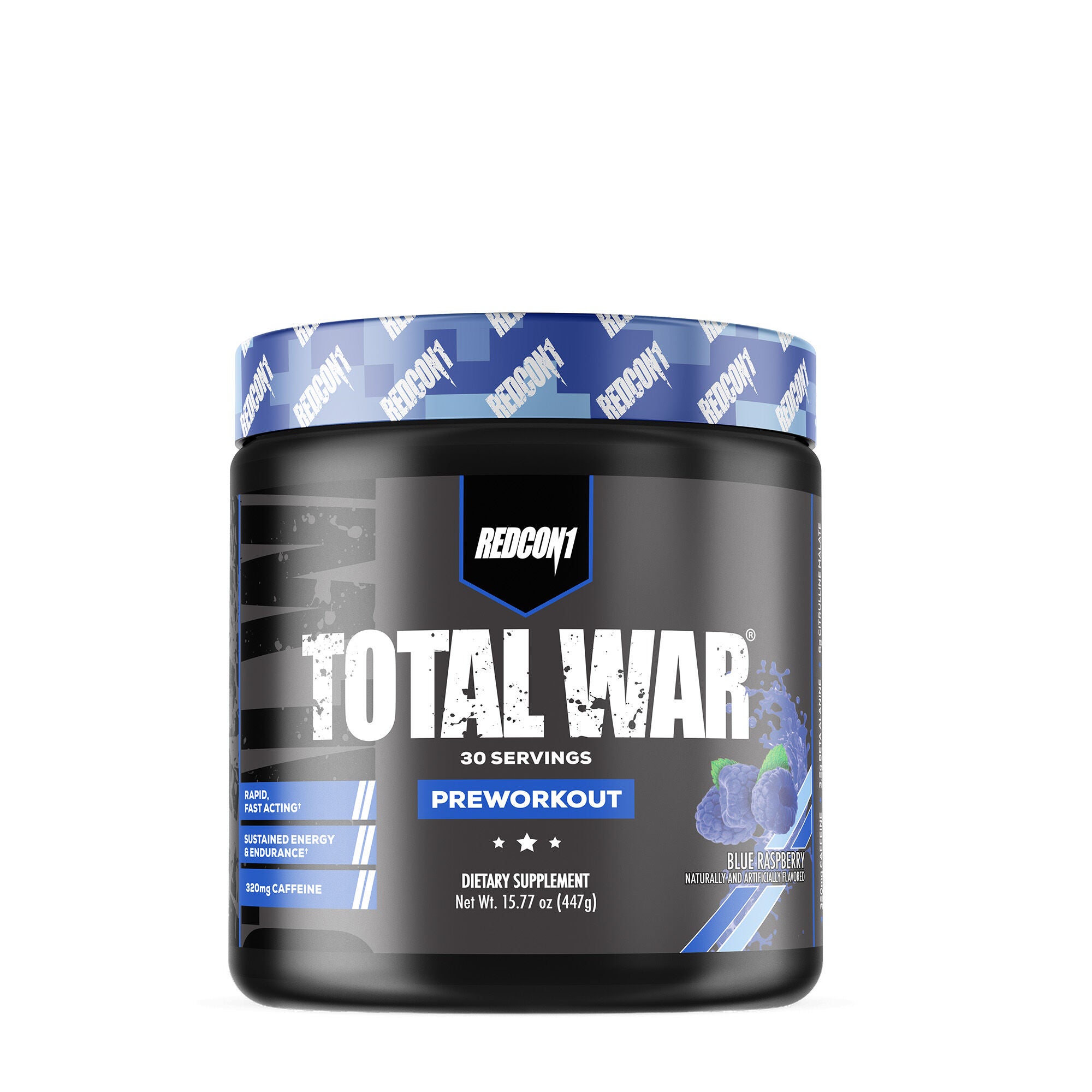 Total War&reg; Preworkout - Blue Raspberry - 30 Servings  | GNC